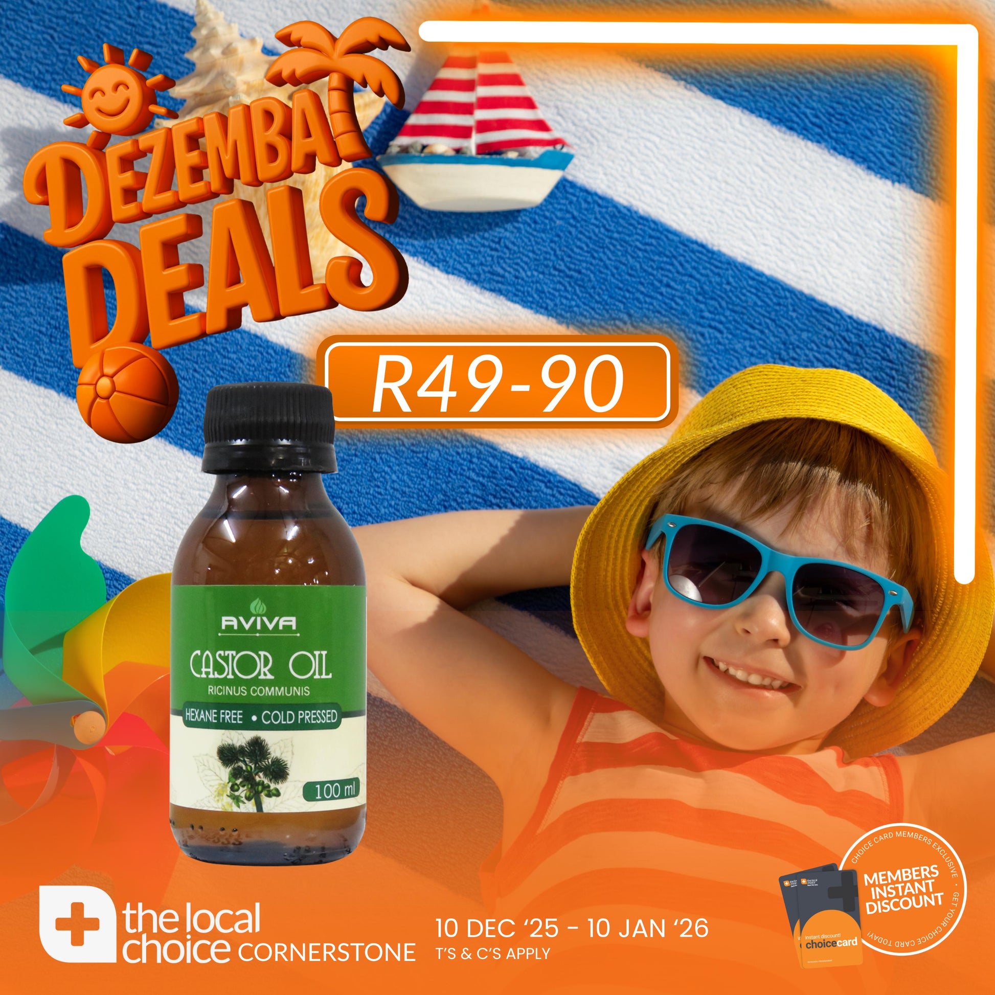 AVIVA CASTOR OIL HEXANE FREE 100ML