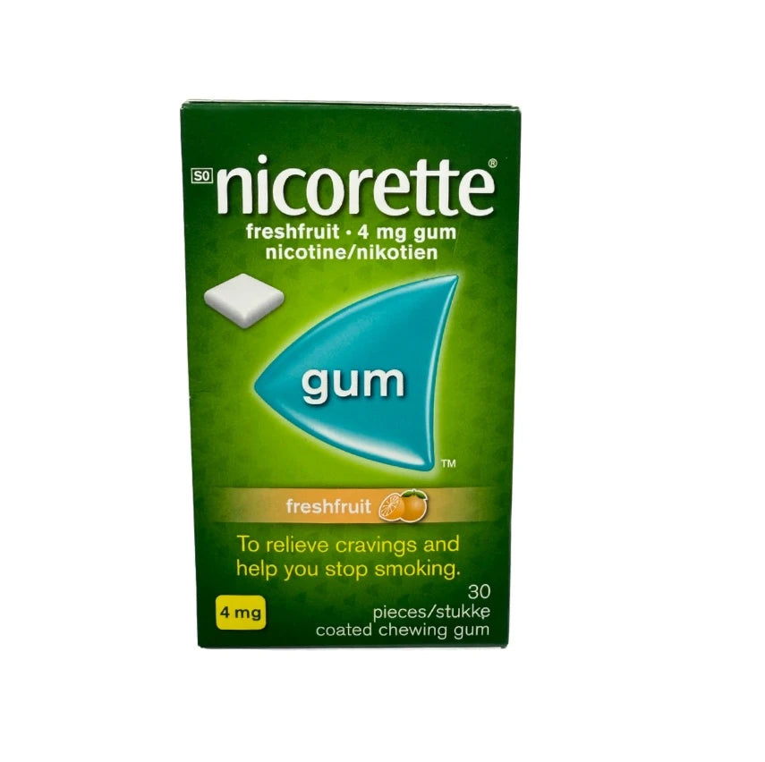 NICORETTE GUM 4MG  30 FRESH FRUIT