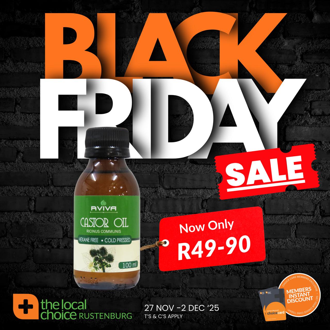 AVIVA CASTOR OIL HEXANE FREE 200ML