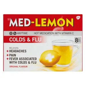 MED LEMON SACHETS  8 VIT C REGULAR